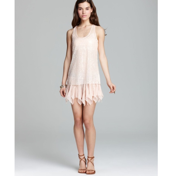 Free People Dresses Intimately Sequin Mini Slip Dress Poshmark